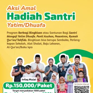 Aksi Amal Hadiah Santri Yatim/Dhuafa