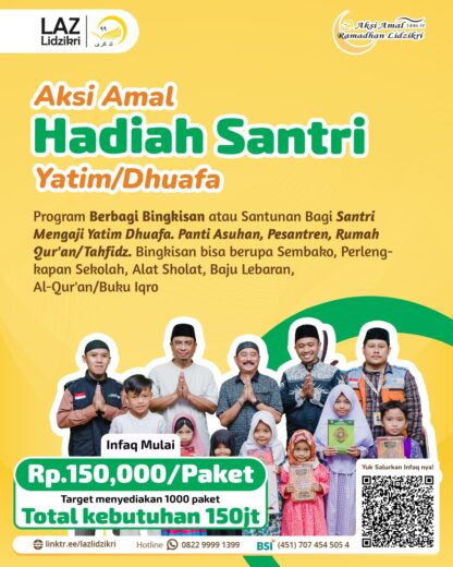 Aksi Amal Hadiah Santri Yatim/Dhuafa